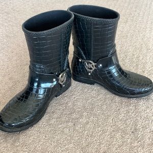 Black Rain Boots